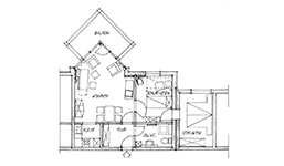 Haus Strelasund Appartement 11 Grundriss