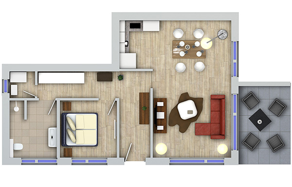 Grundriss Appartement