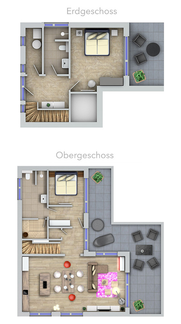 Grundriss ferienhaus