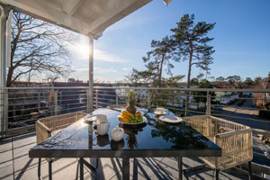 Villa Düne 4 Appartement 8 Balkon in Suedwestlage