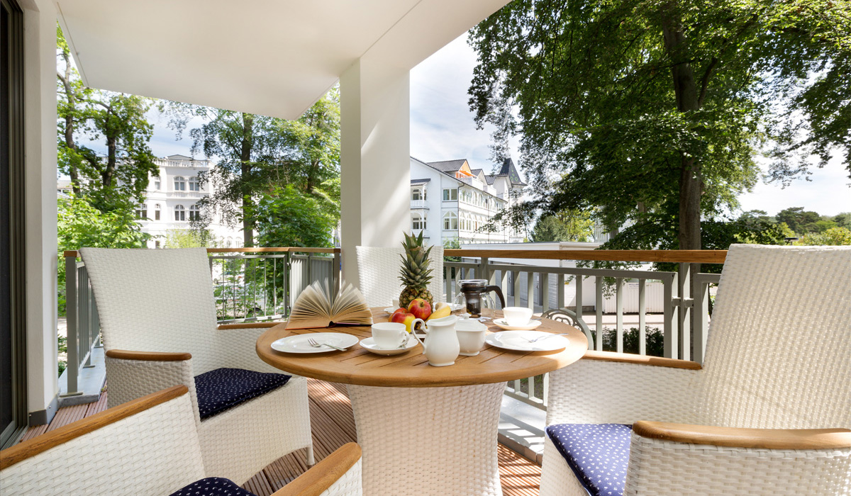 Parkvilla Mathilde Appartement 22 Balkon 1 in Ostlage
