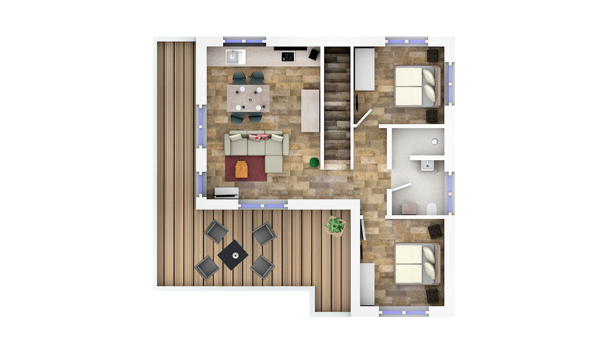 Villa Nova Appartement 2 Grundriss OG