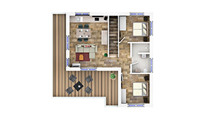 Villa Nova Appartement 2 Grundriss OG