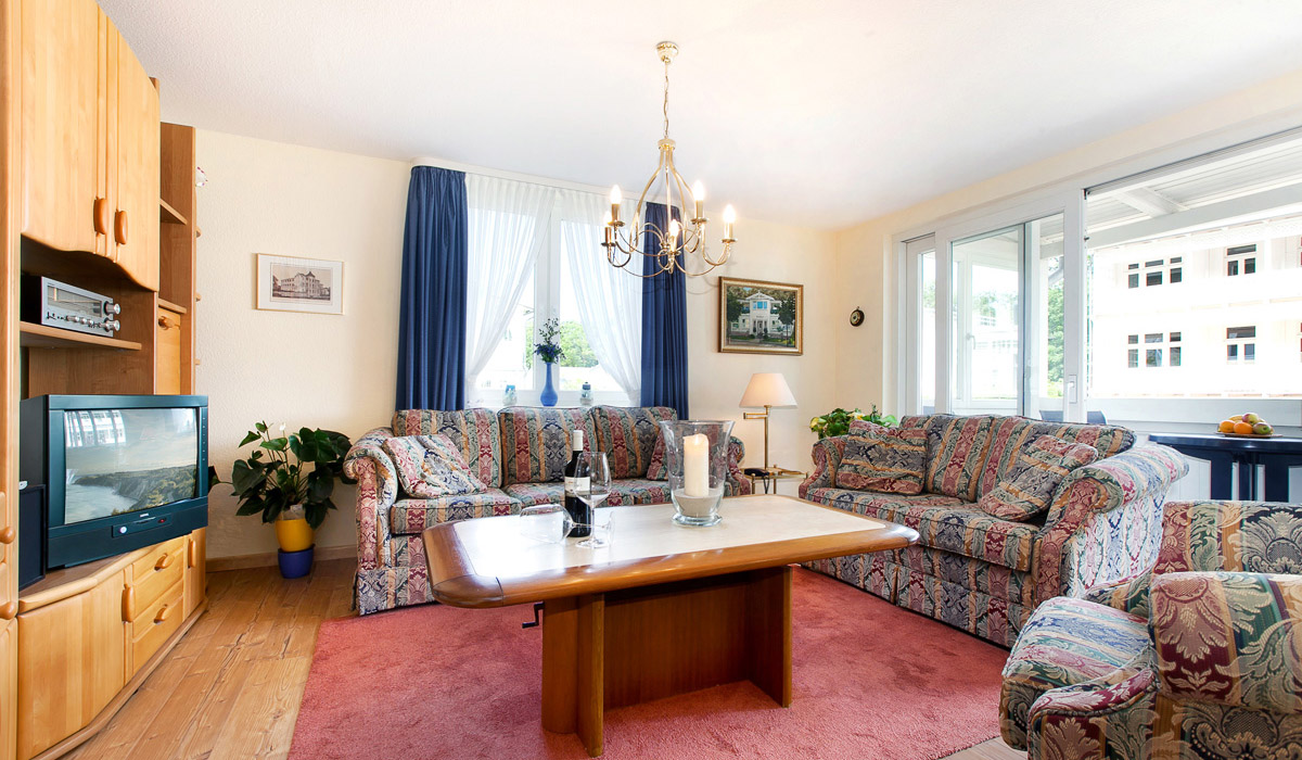 Villa Wende Appartement 7 Wohnzimmer