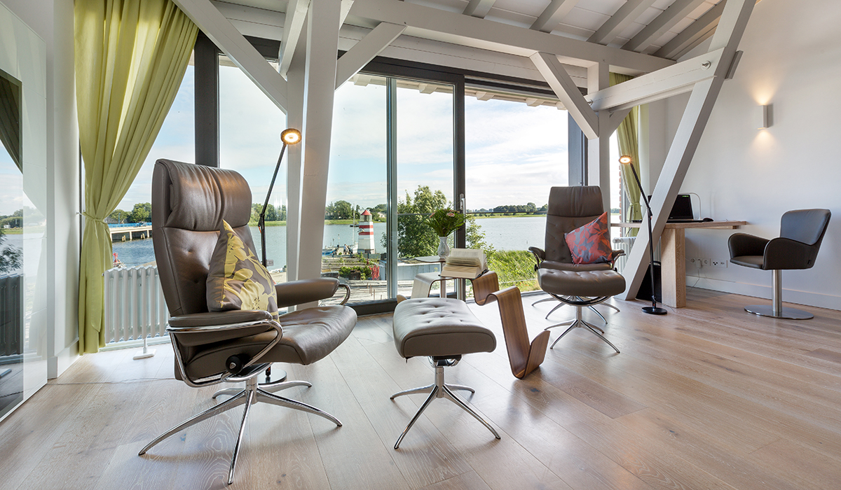 „Alte Scheune am Focker Strom“ - Ferienhaus auf Ummanz Appartement Ferienhaus Sea Lounge mit Panoramablick OG